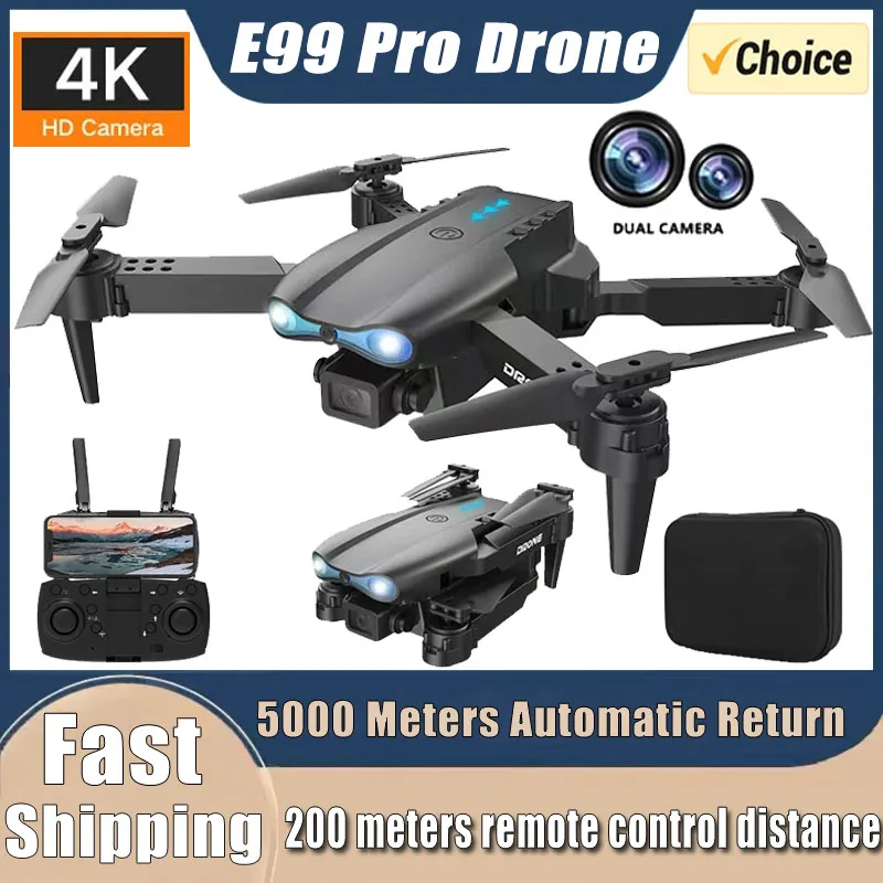 New E99Pro RC Drone 4K Profess - Drone Camera Wide Angle recension och pris
