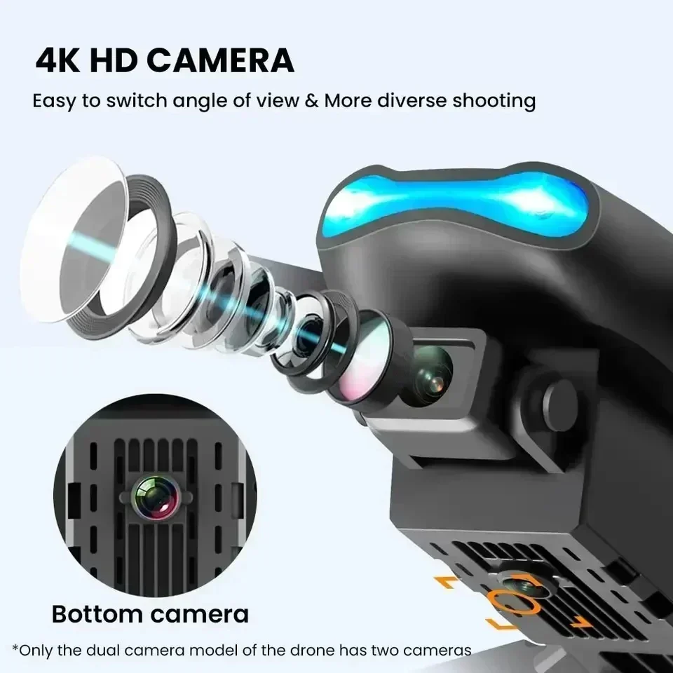 New E99Pro RC Drone 4K Profess - Drone Camera Wide Angle recension och pris