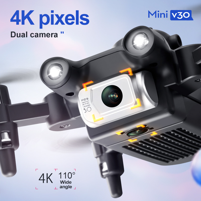 Mini V30 WiFi FPV Drone With 4 - Drone Camera Lens recension och pris