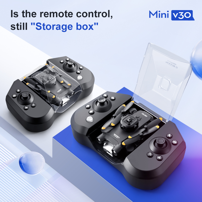 Mini V30 WiFi FPV Drone With 4 - Drone Camera Lens recension och pris