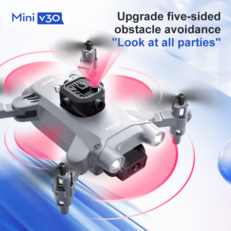 Mini V30 WiFi FPV Drone With 4 - Drone Camera Lens recension och pris