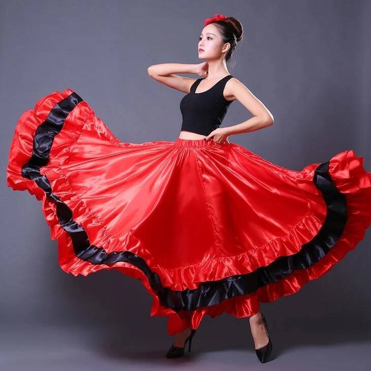 Skirt Gypsy Woman Spanish Flam - Drone Camera Stabilized recension och pris