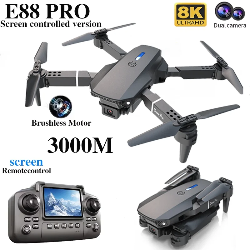 Professional E88 PRO Drone wit - Drone Camera Hd recension och pris