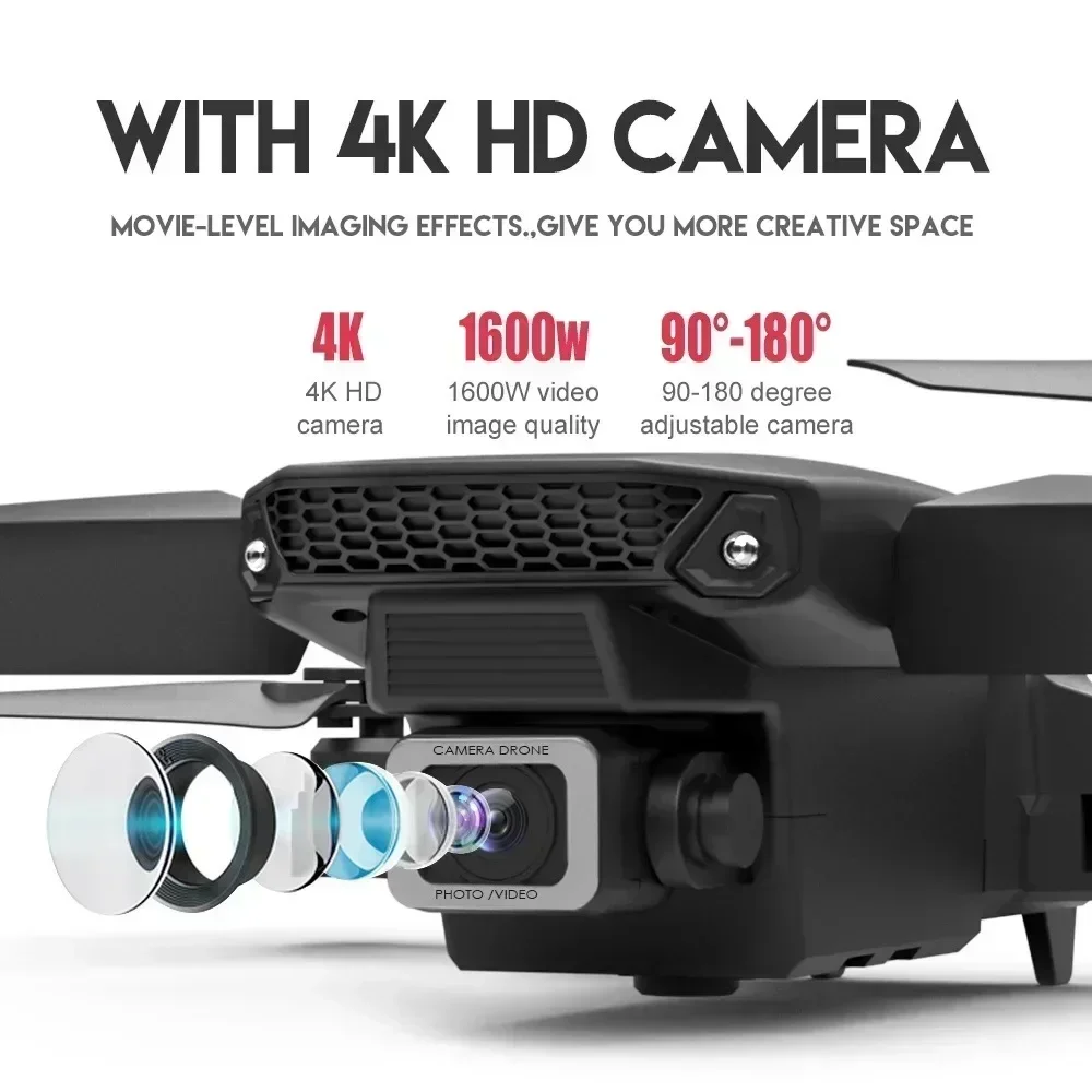 E88 Pro WIFI FPV Drone Wide An - Drone Camera Hd recension och pris