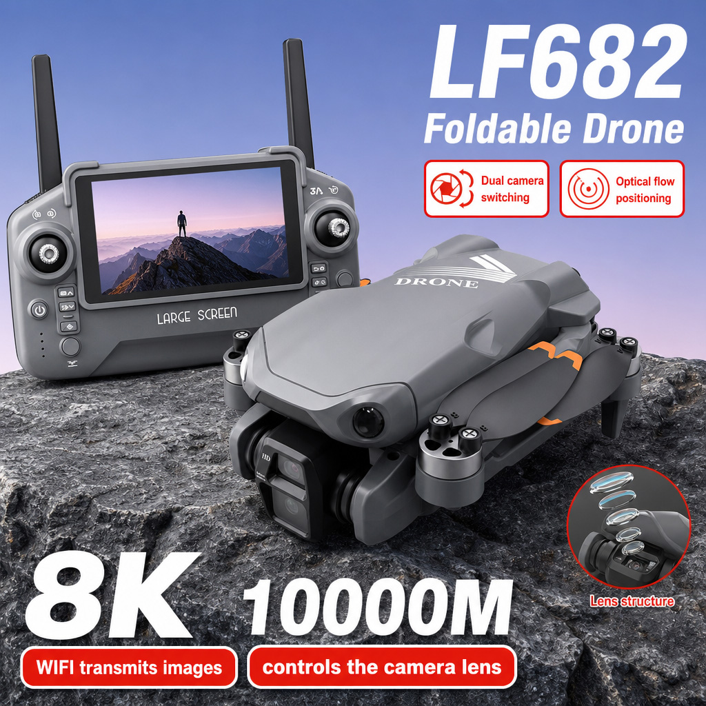 Aerial Photo LF682 Drone 8K HD - Drone Camera With Gimbal recension och pris
