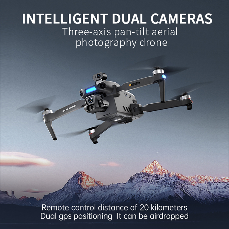 2026 New 8K Dual Camera Drone  - Drone Camera With Gimbal recension och pris
