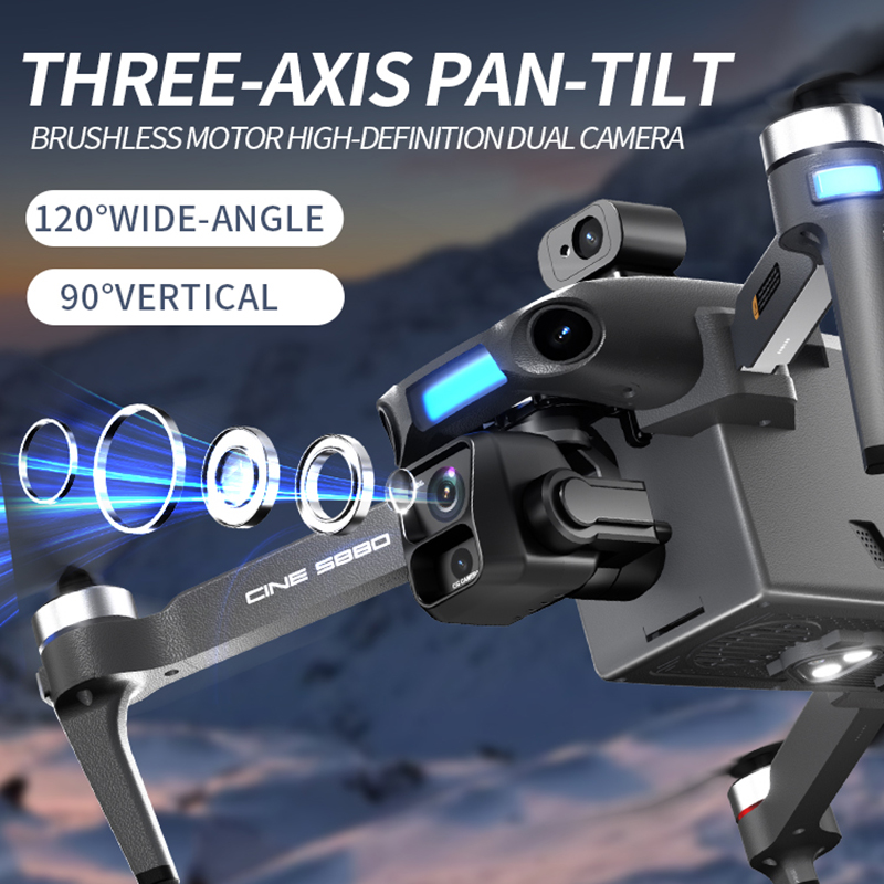 2026 New 8K Dual Camera Drone  - Drone Camera With Gimbal recension och pris