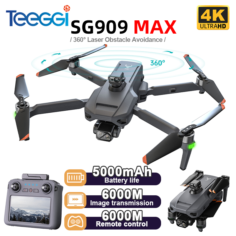 Teeggi SG909 MAX GPS Drone Wit - Drone Camera With Gimbal recension och pris