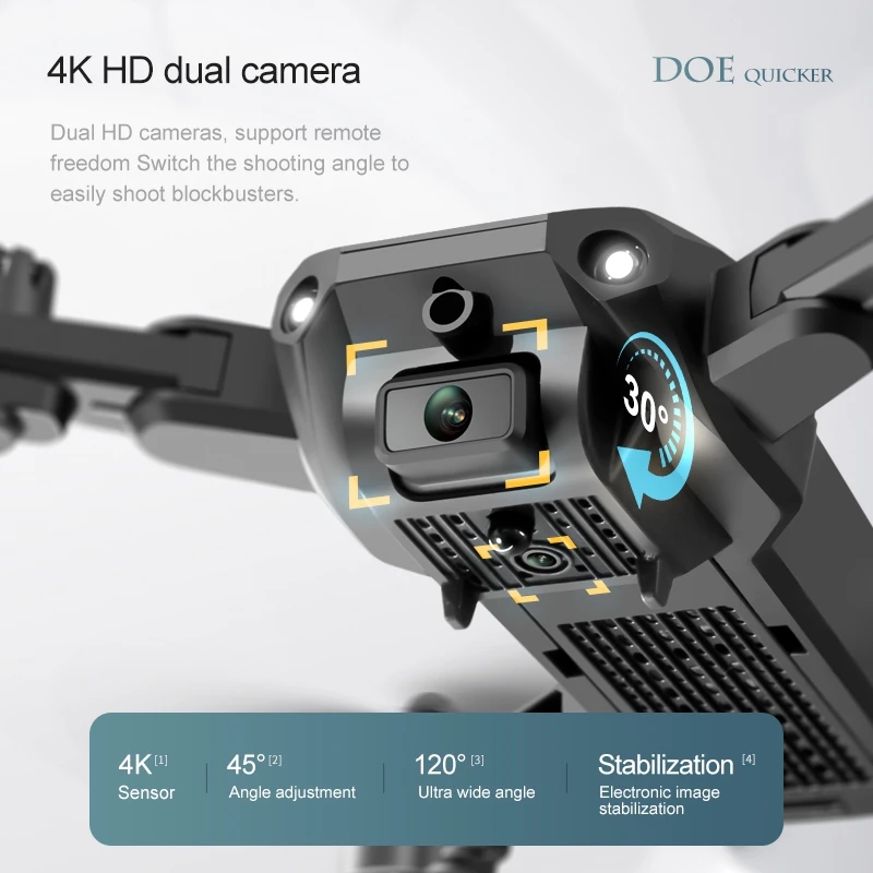 New 4DRC V23 Mini Drone 4K Pro - Drone Camera Mount recension och pris